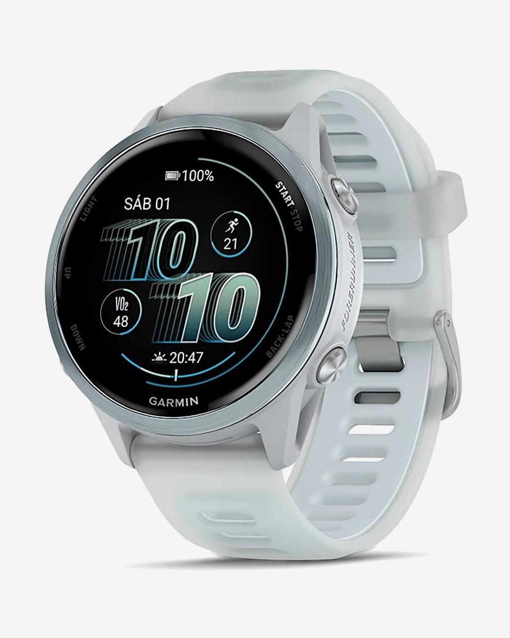 Garmin Forerunner 570 - 42 mm azul correa azul nube blanco traslúcido