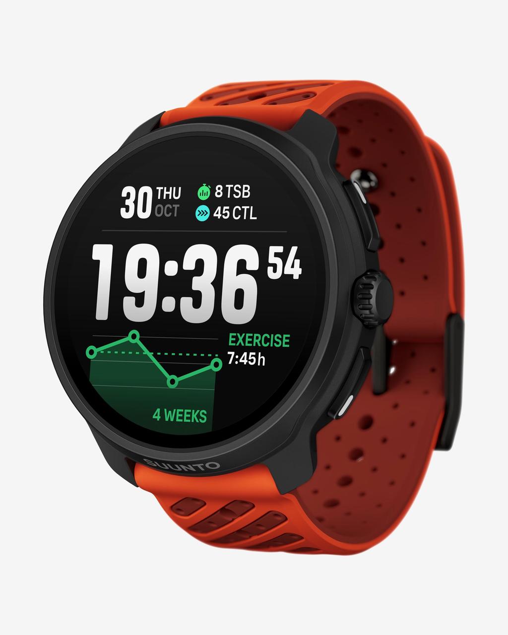 Suunto Race 2 Stainless Steel Coral Orange