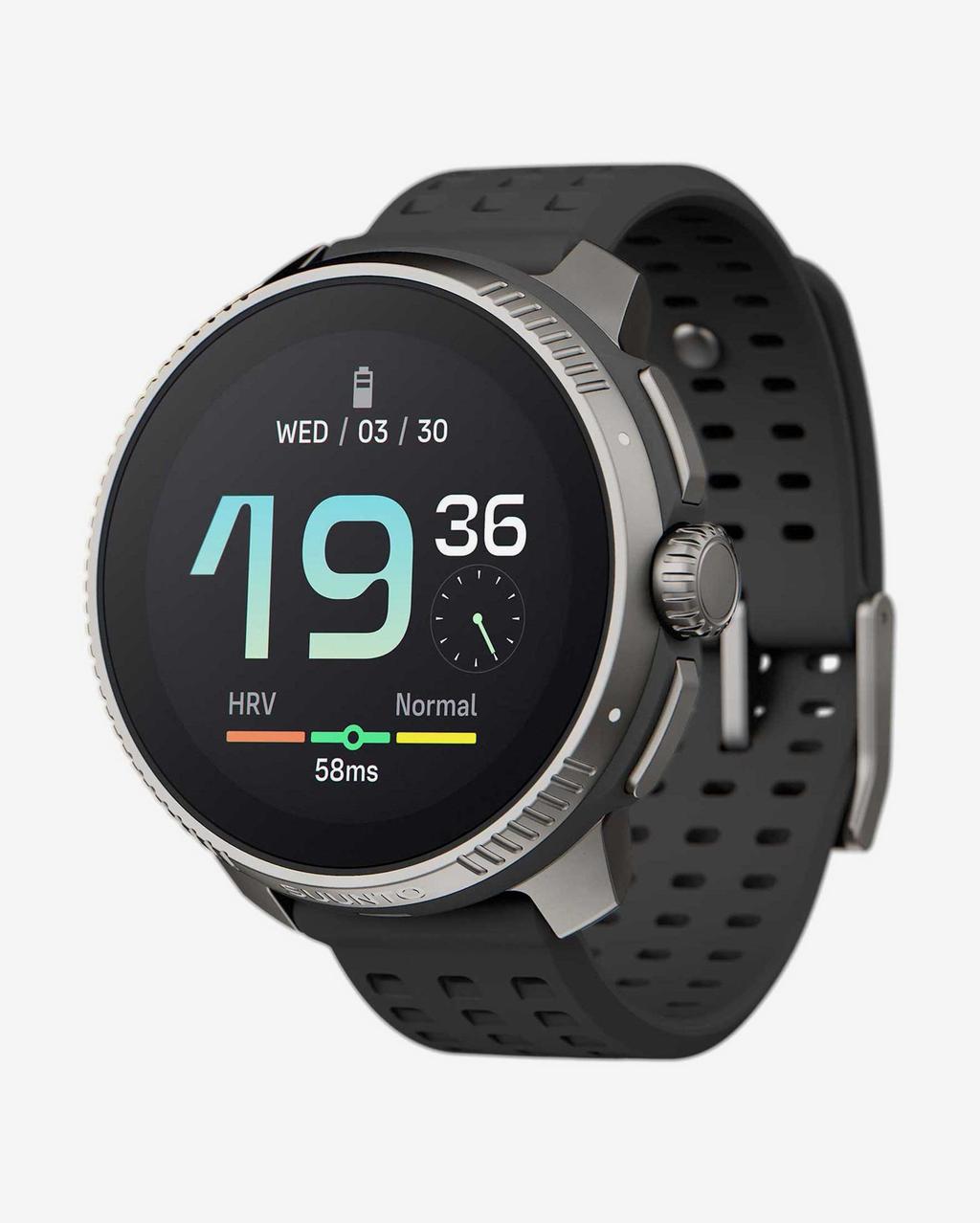 Suunto Race Titanium antracita correa silicona negro