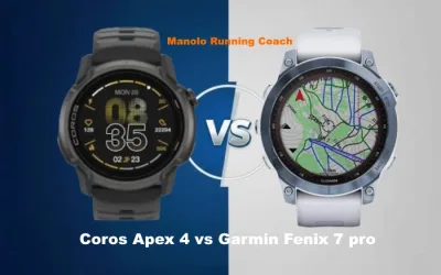 Comparativa Coros Apex 4 vs Garmin Fenix 7 Pro