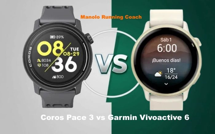 Comparamos Coros Pace 3 vs Garmin Vivoactive 6