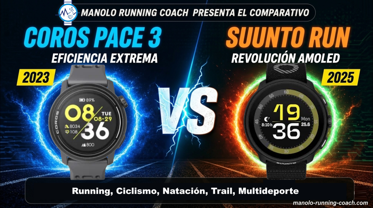 Comparativa Coros Pace 3 vs Suunto Run