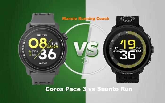 Comparativa Coros Pace 3 vs Suunto Run