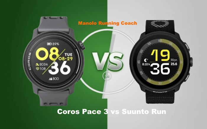 Comparativa Coros Pace 3 vs Suunto Run