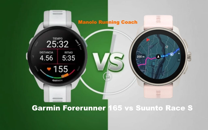 Comparamos Garmin Forerunner 165 vs Suunto Race S