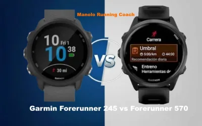 Comparativa Garmin Forerunner 245 vs Forerunner 570