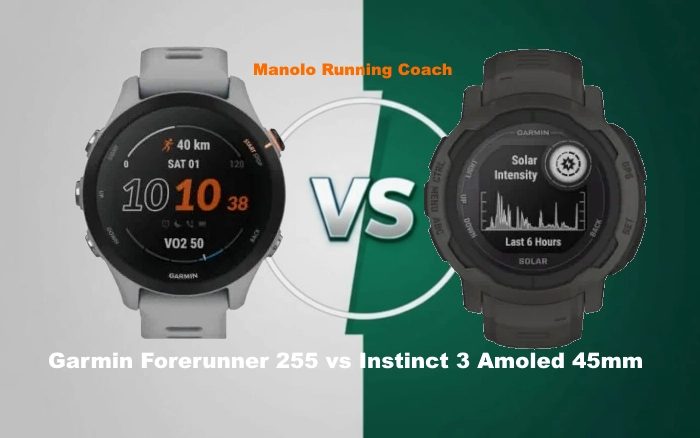 Comparamos Garmin Forerunner 255 vs Instinct 3 AMOLED 45mm