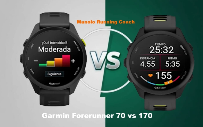 Comparamos Garmin Forerunner 70 vs Garmin Forerunner 170: Hermanos de Gama, Vocaciones Distintas