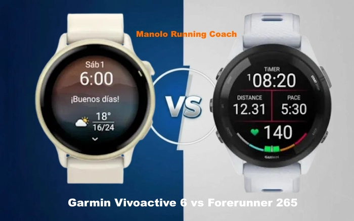 Comparamos Garmin Forerunner 265 vs Vivoactive 6