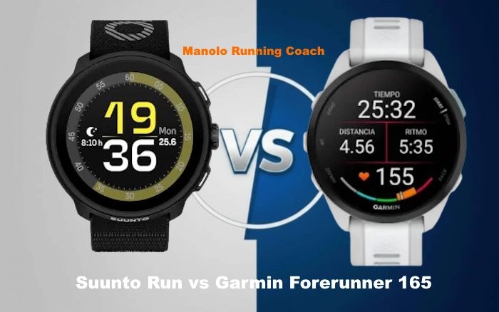 Comparativa Suunto Run vs Garmin Forerunner 165