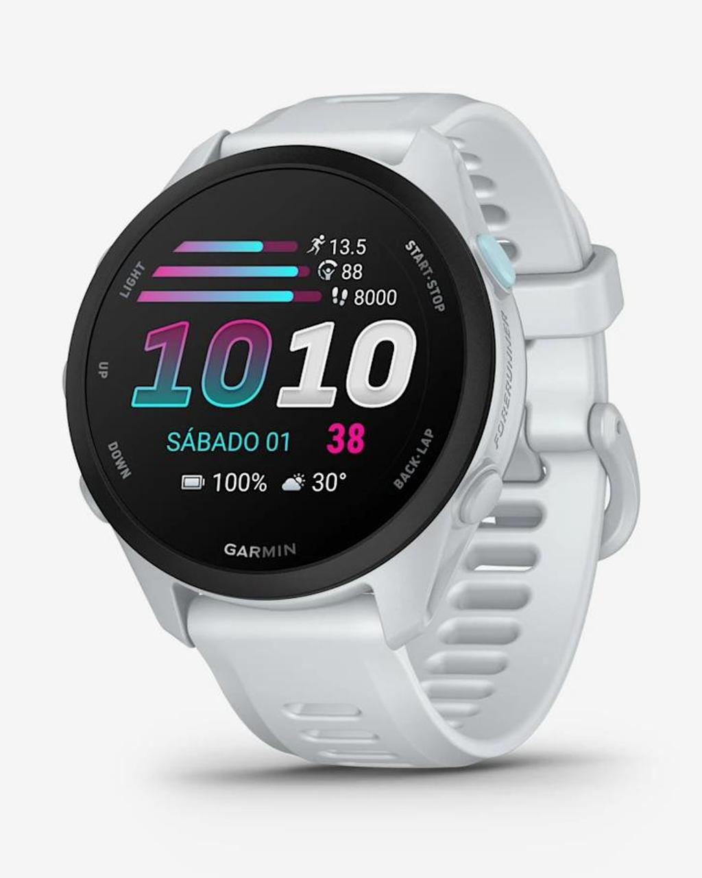Garmin Forerunner 70 negro correa blanco