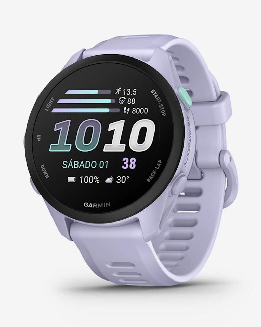 Garmin Forerunner 70 negro correa violeta