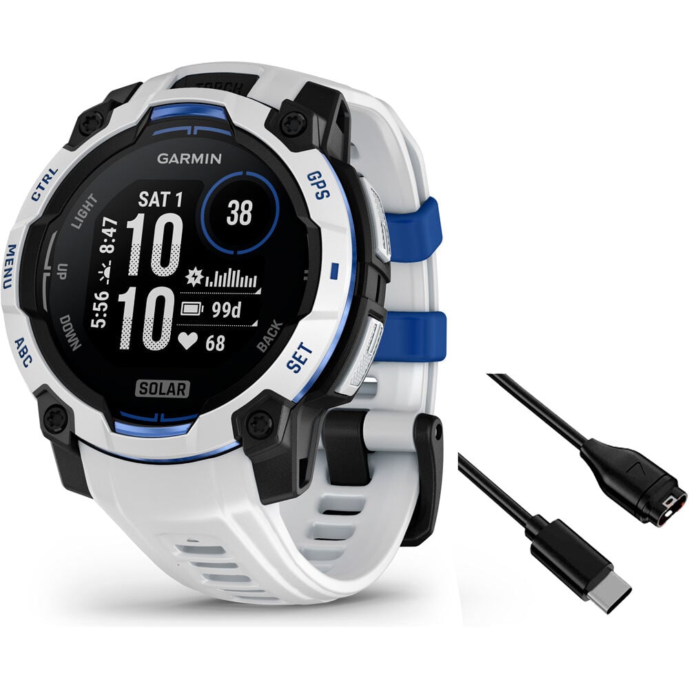Garmin instinct 3 45 mm solar supernova pulsómetros con gps
