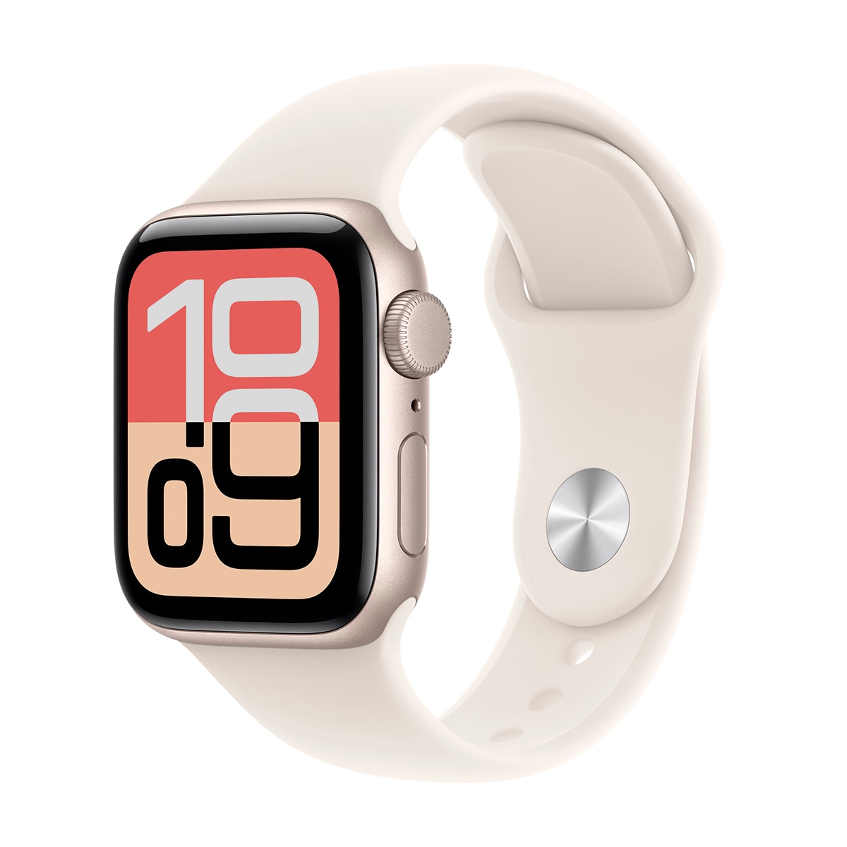 Apple - Apple Watch SE 3 GPS + Cellular 44mm Aluminio blanco estrella con Correa Deportiva Blanco Estrella (S/M).