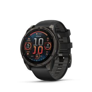 Reloj GPS GARMIN Fénix 8 pantalla Amoled - Zafiro y Titanio / Negro