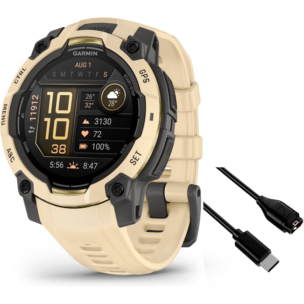 Garmin instinct 3 45 mm amoled pulsómetros con gps