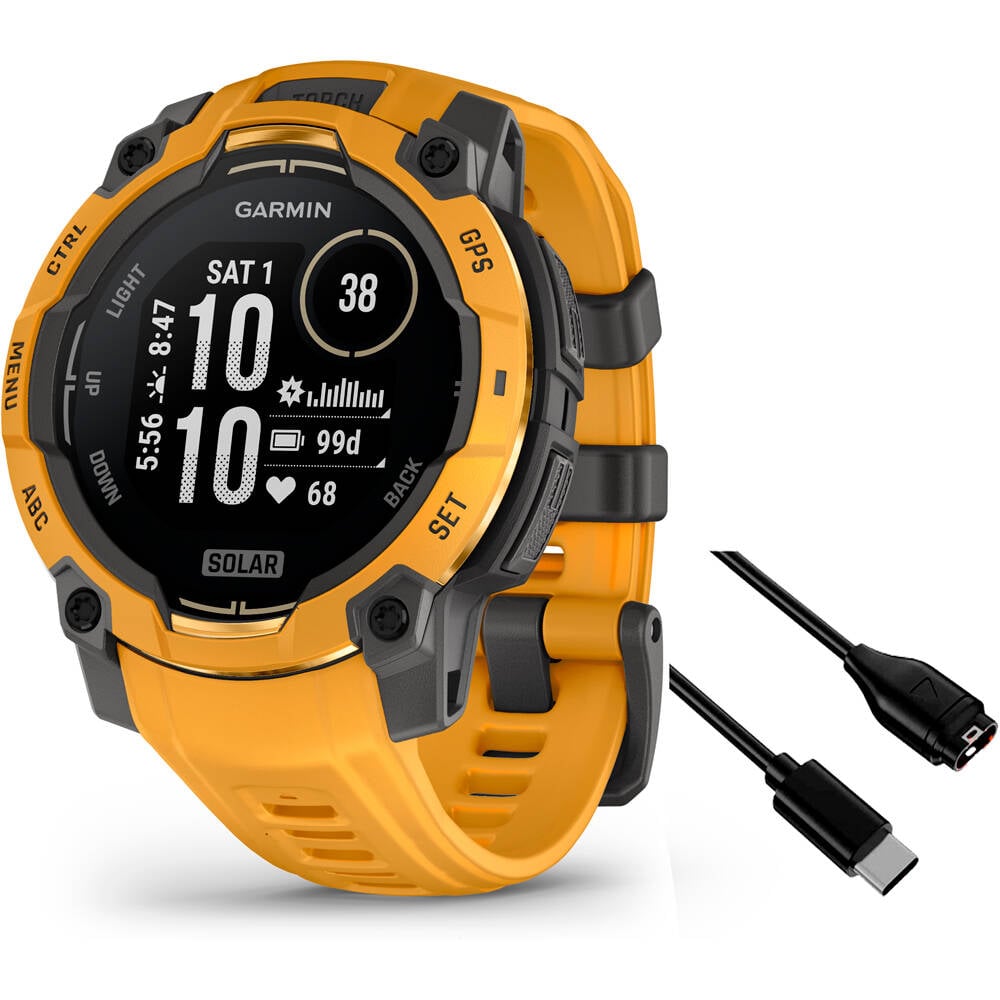 Garmin instinct 3 45 mm solar pulsómetros con gps