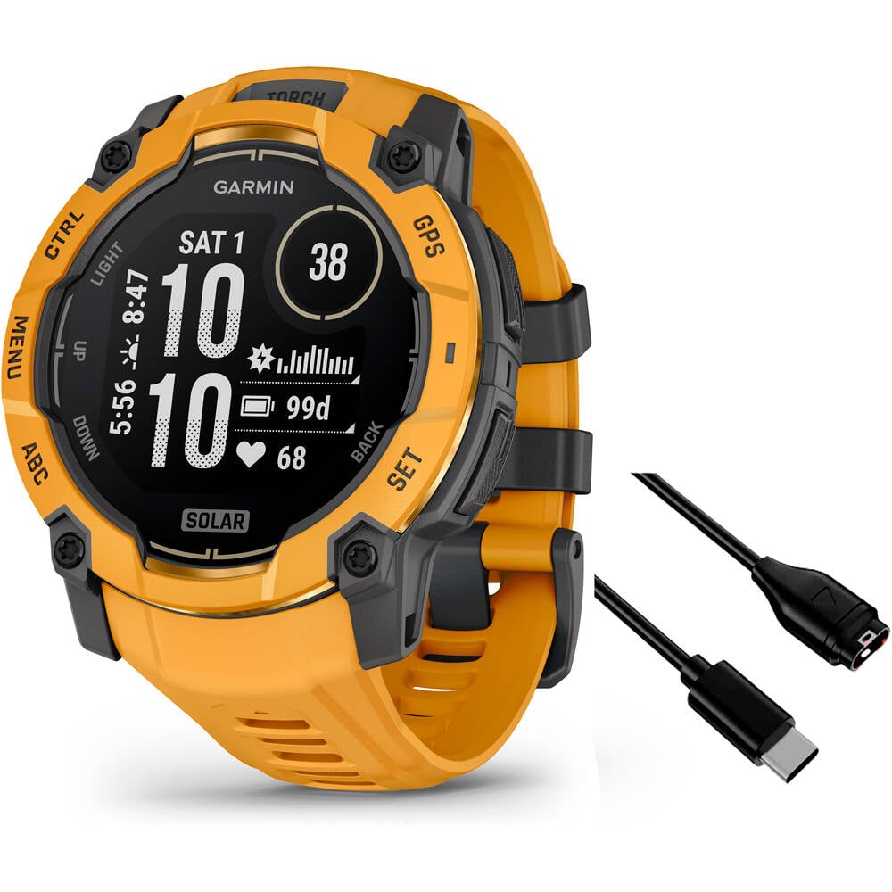 Garmin instinct 3 50 mm solar pulsómetros con gps