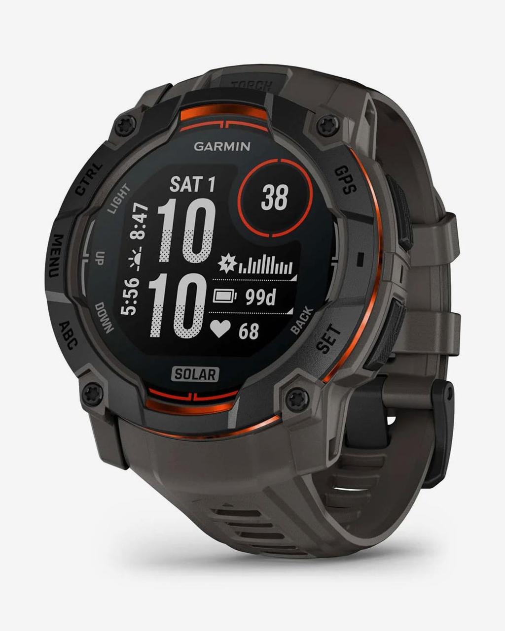 Garmin Instinct 3 Solar 50 mm negro correa negro