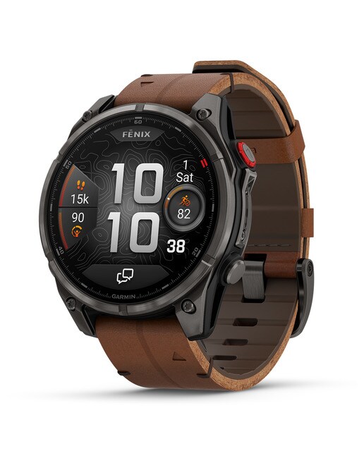 Garmin - Reloj Smartwatch Fenix 8 Pro LTE 47mm Zafiro Amoled correa de piel Garmin.