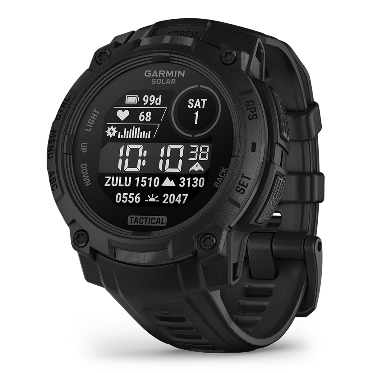 Garmin - Reloj Smartwatch unisex Instinct 3 - 45 mm, Solar, Tactical Edition Garmin.